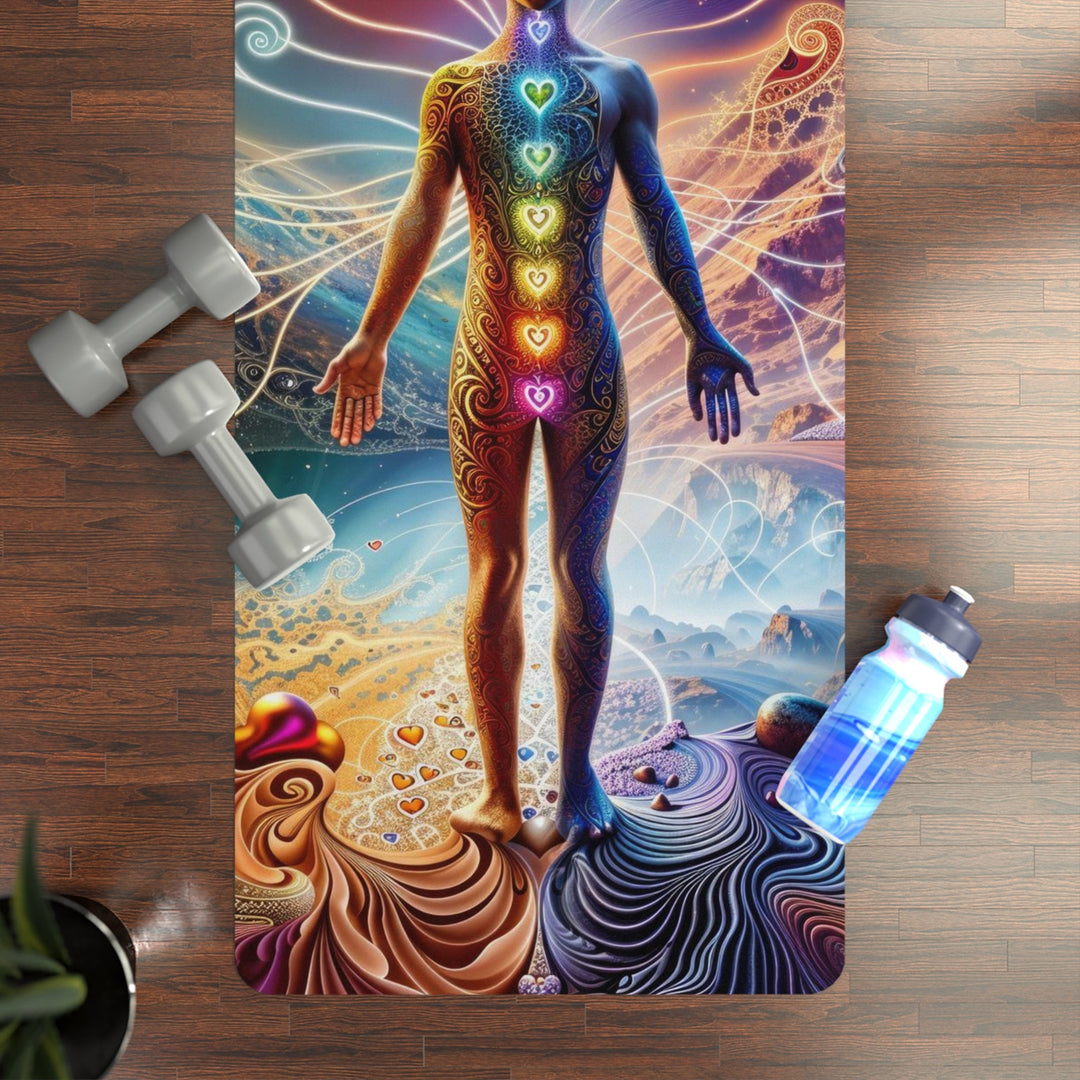 Cosmic Consciousness Awakening - Yoga Mat - Home Decor - g(0D·IO) - 24” x 68” - -