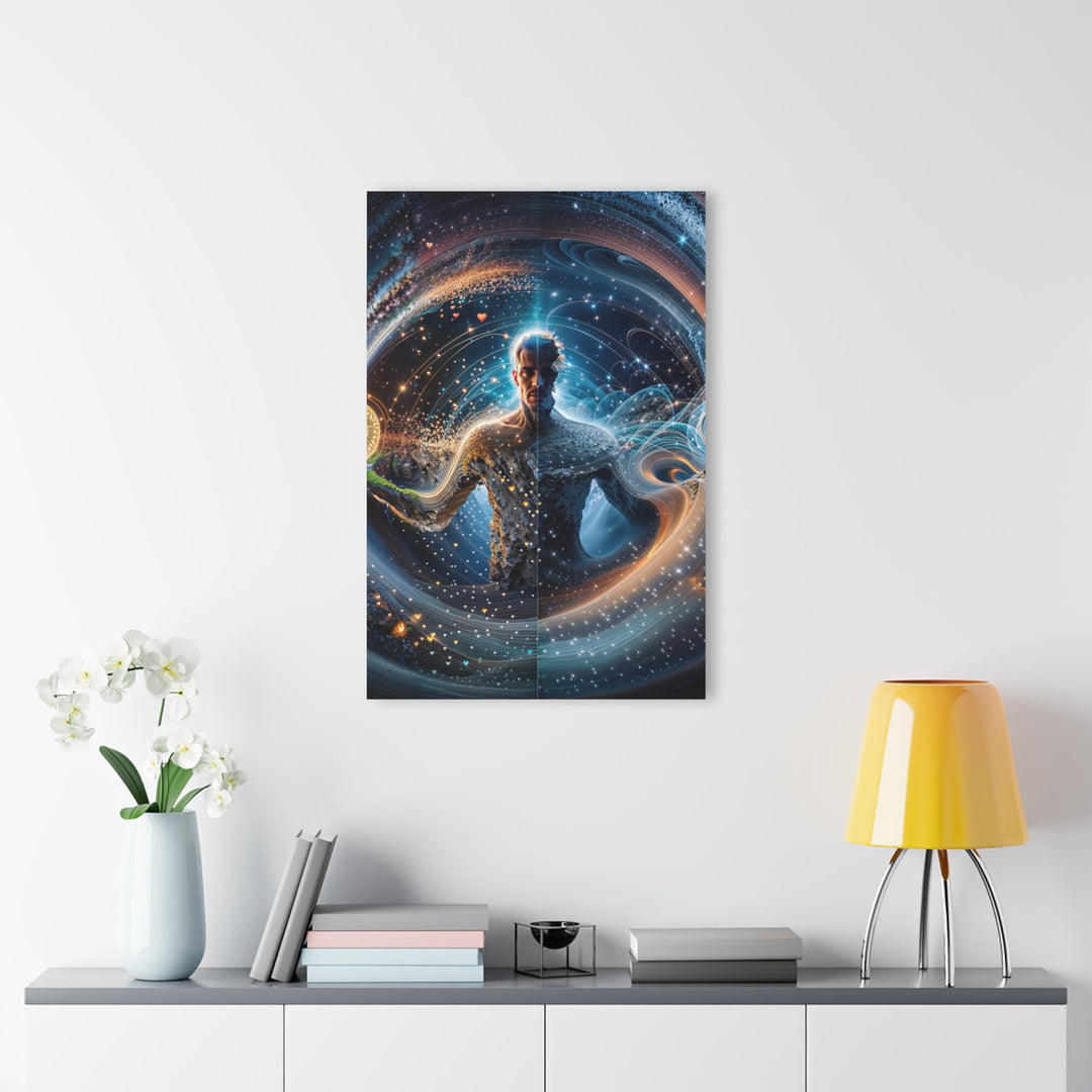 Cosmic Consciousness Cascade - Acrylic Prints (French Cleat Hanging) - Home Decor - g(0D·IO) - 24" x 36" (Vertical) - 0.25'' -