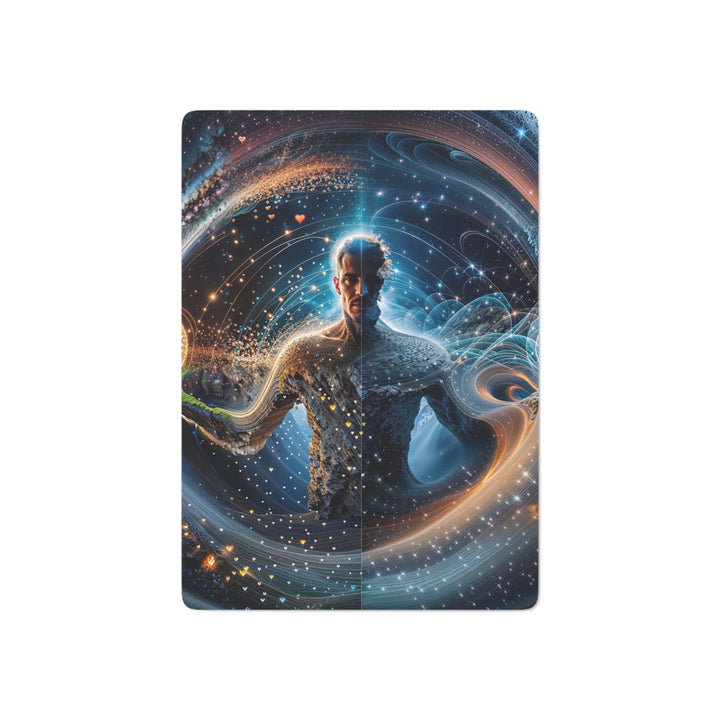 Cosmic Consciousness Cascade - Poker Cards - Paper products - g(0D·IO) - 2.47" x 3.47" - White - Semi Glossy