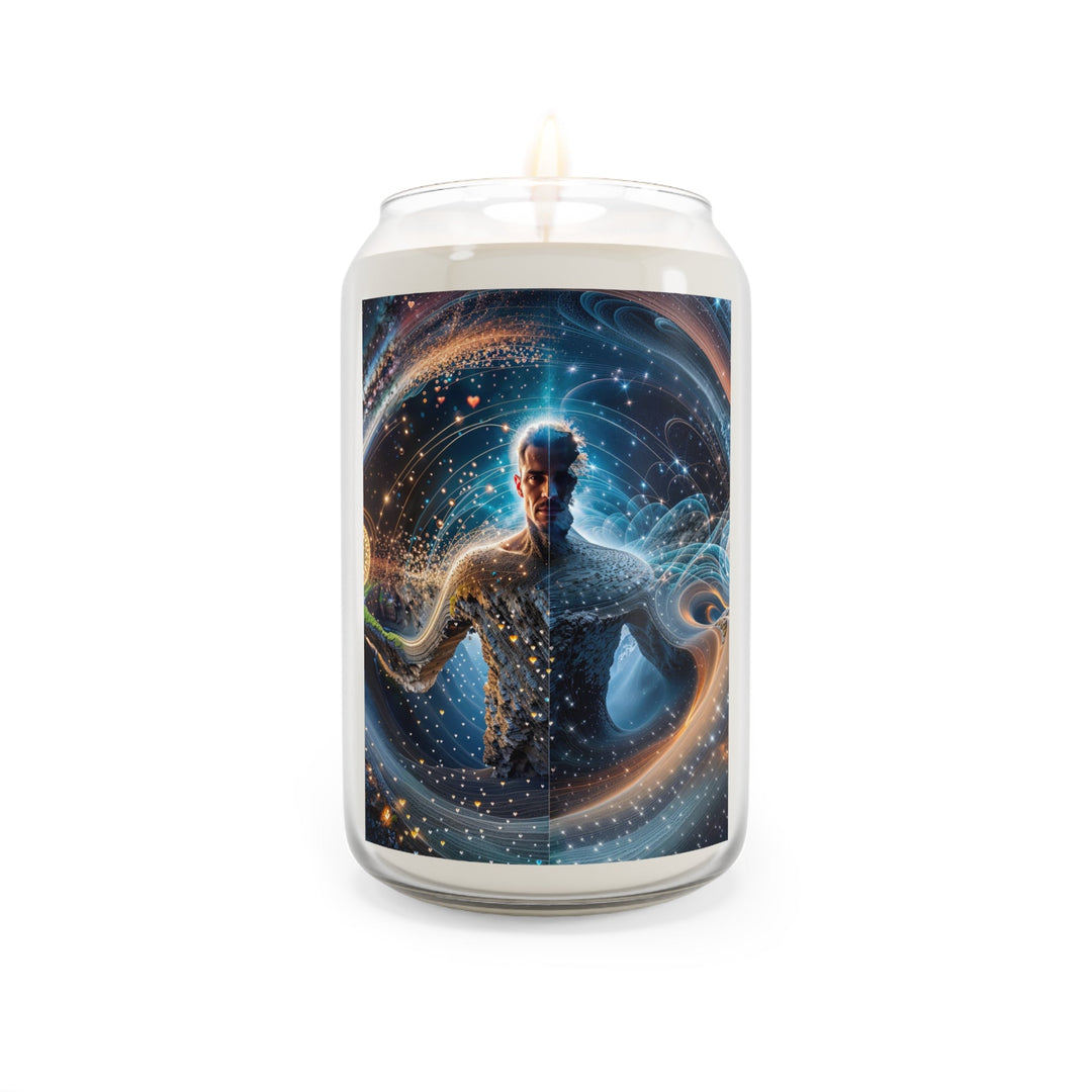 Cosmic Consciousness Cascade - Scented Candle - Home Decor - g(0D·IO) - Sea Breeze - 13.75oz -