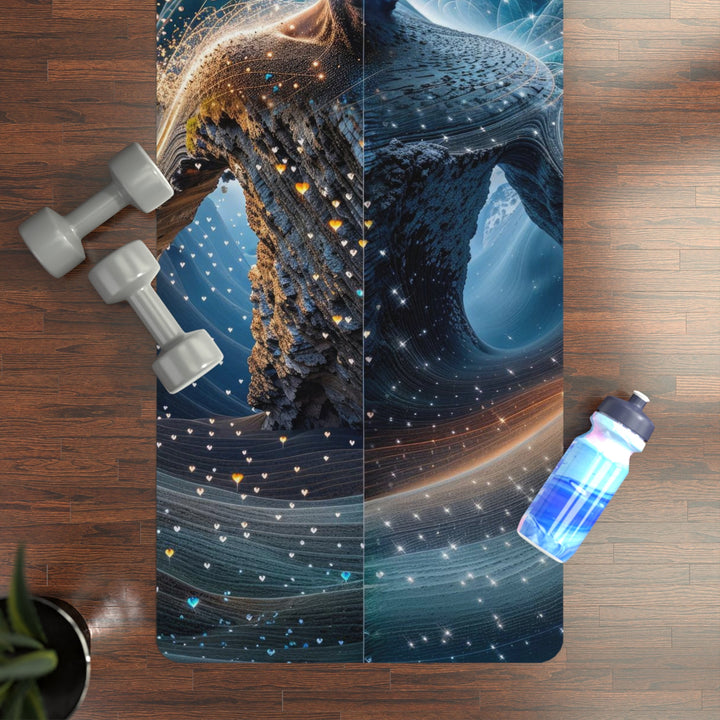 Cosmic Consciousness Cascade - Yoga Mat - Home Decor - g(0D·IO) - 24” x 68” - -