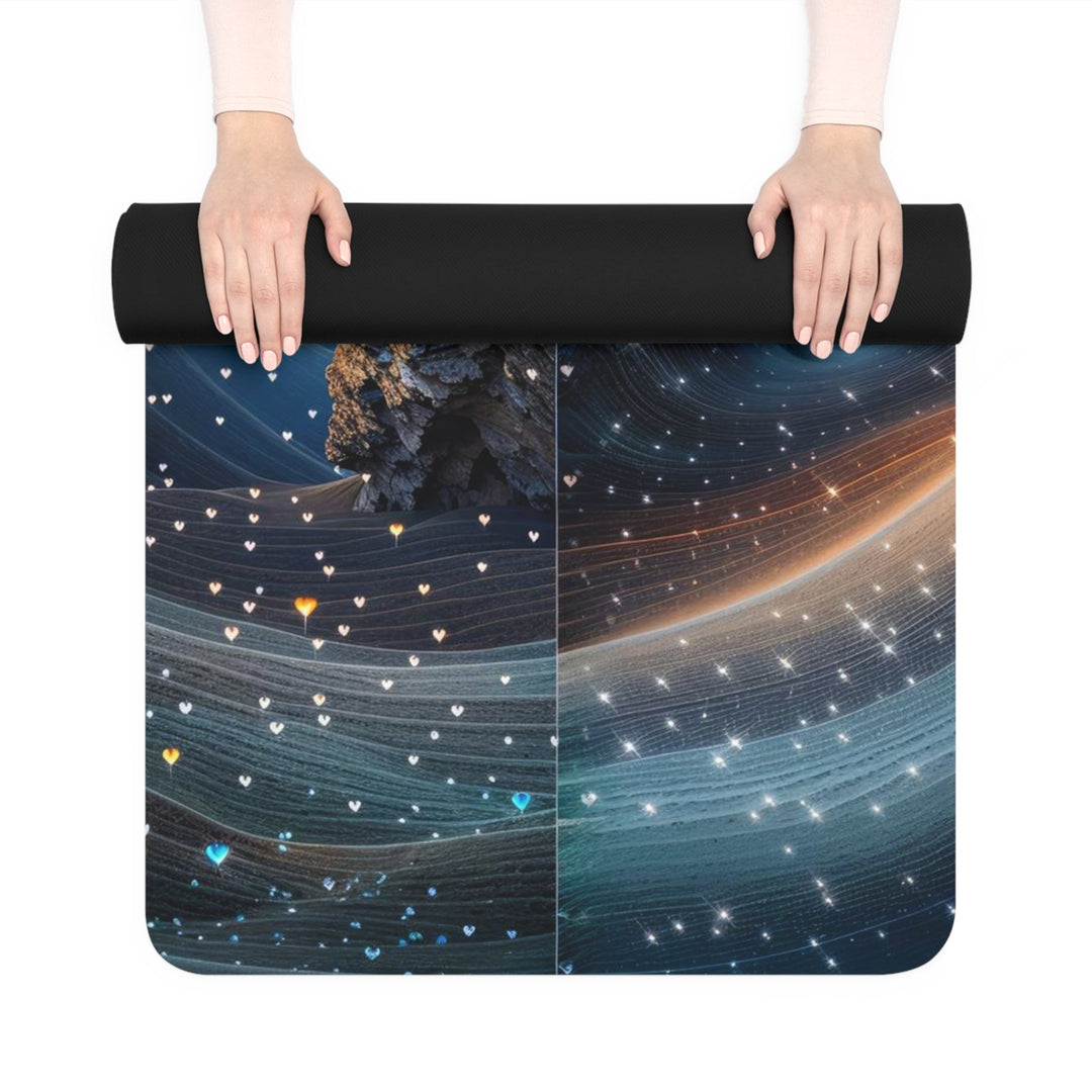Cosmic Consciousness Cascade - Yoga Mat - Home Decor - g(0D·IO) - 24” x 68” - -