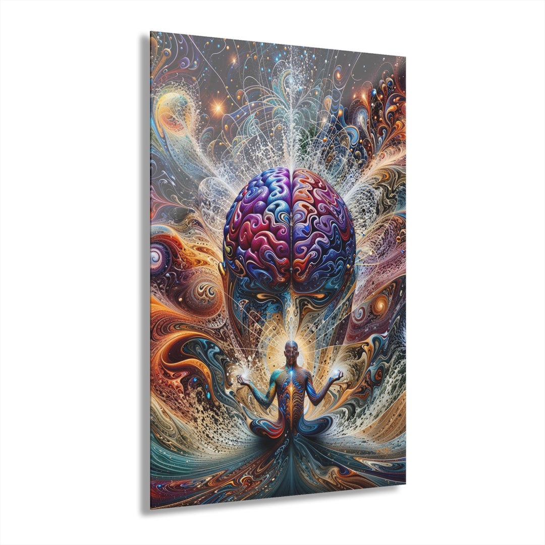 Cosmic Consciousness Meditation - Acrylic Prints (French Cleat Hanging) - Home Decor - g(0D·IO) - 24" x 36" (Vertical) - 0.25'' -