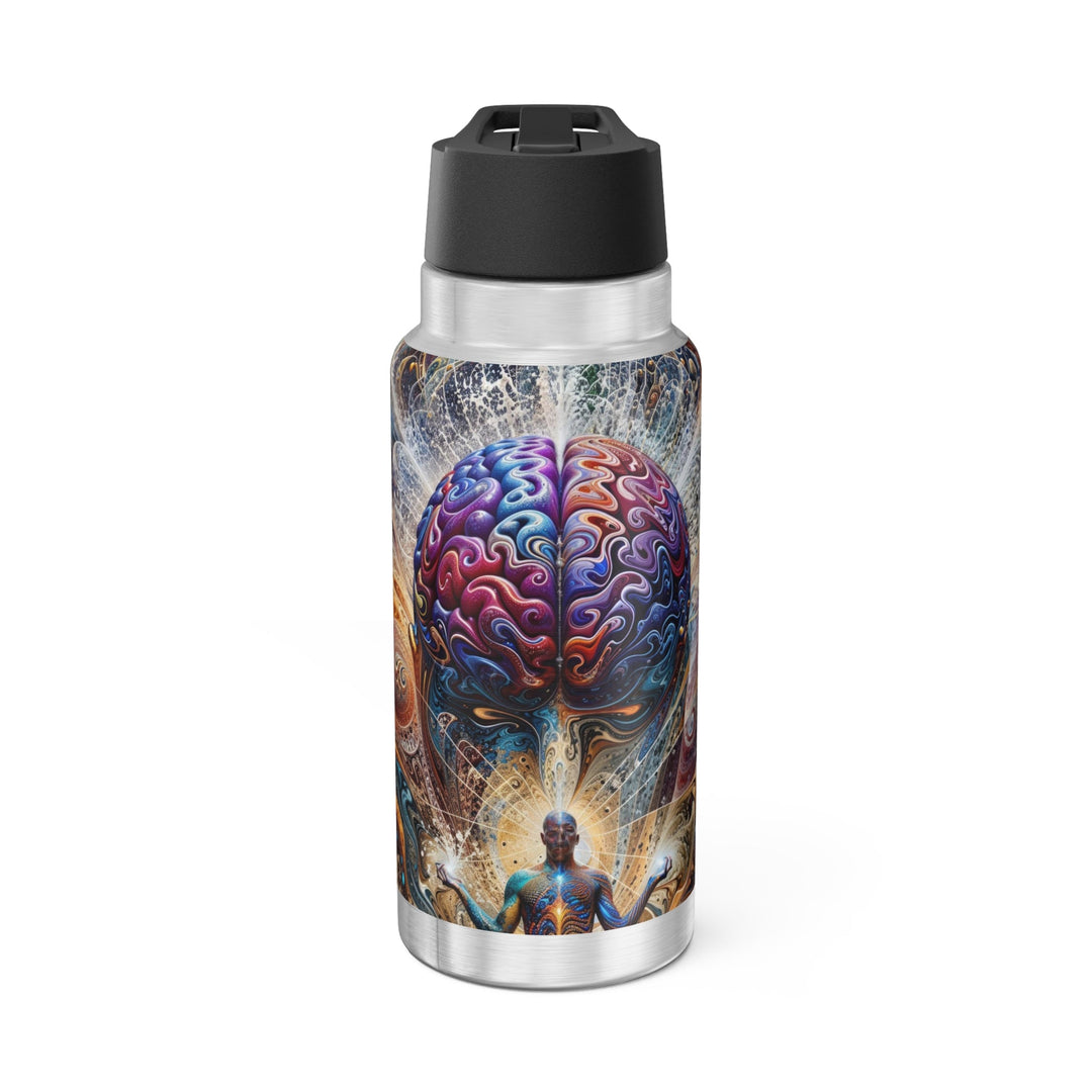 Cosmic Consciousness Meditation - Gator Tumbler 32oz - Mug - g(0D·IO) - Silver - 32oz -