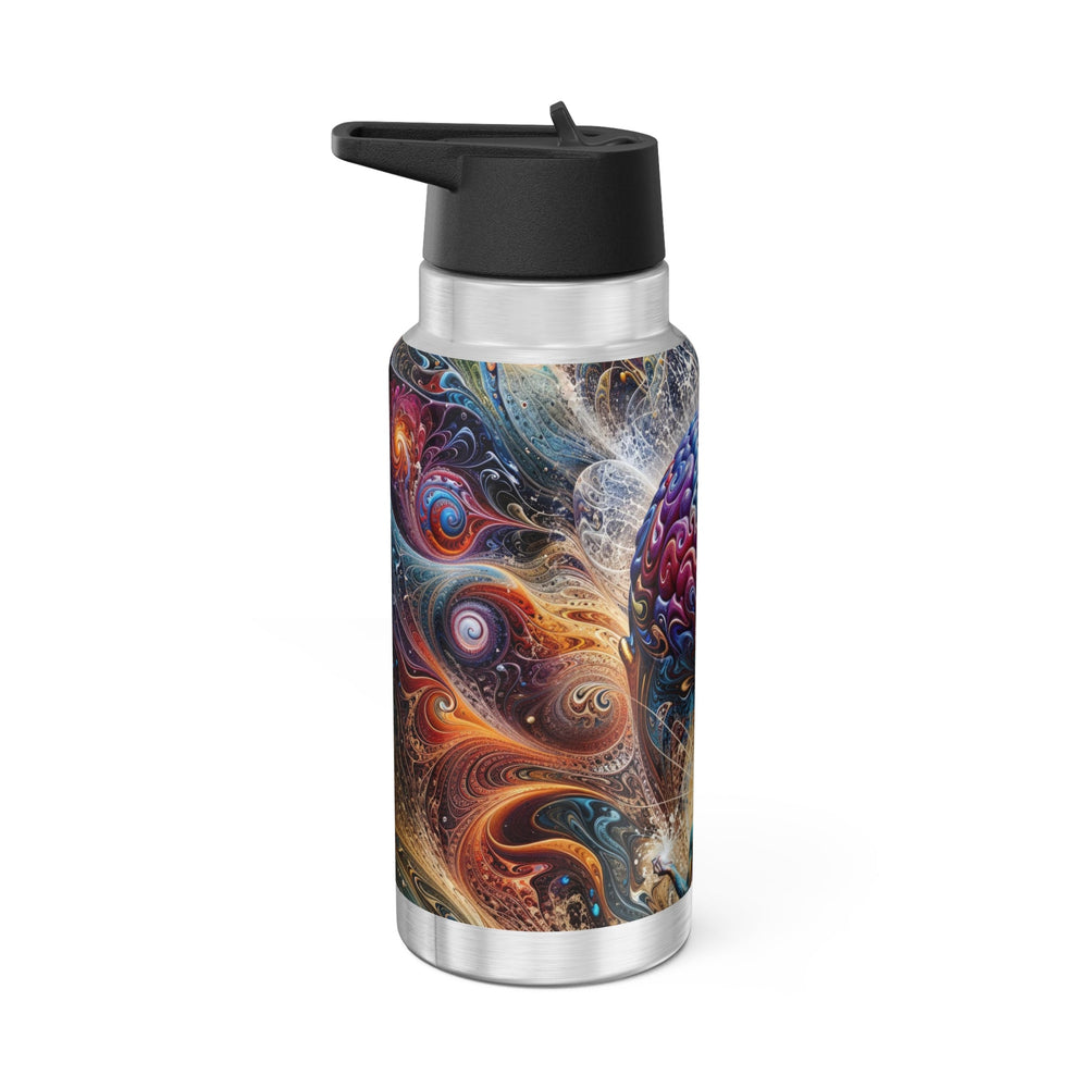 Cosmic Consciousness Meditation - Gator Tumbler 32oz - Mug - g(0D·IO) - Silver - 32oz -