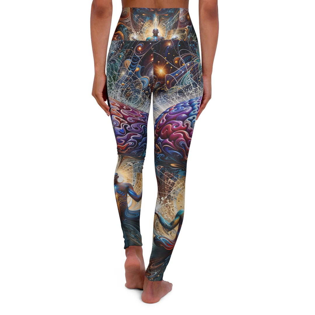 Cosmic Consciousness Meditation - High Waisted AOP Yoga Leggings - All Over Prints - g(0D·IO) - XS - -