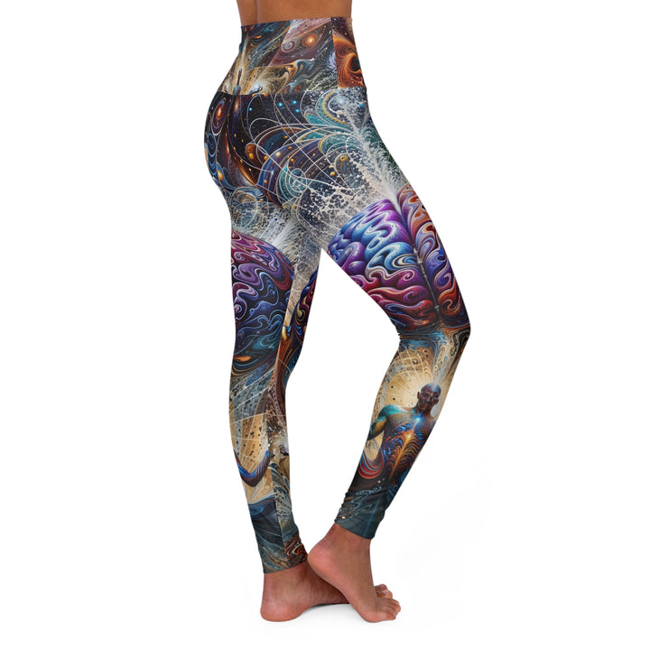 Cosmic Consciousness Meditation - High Waisted AOP Yoga Leggings - All Over Prints - g(0D·IO) - XS - -