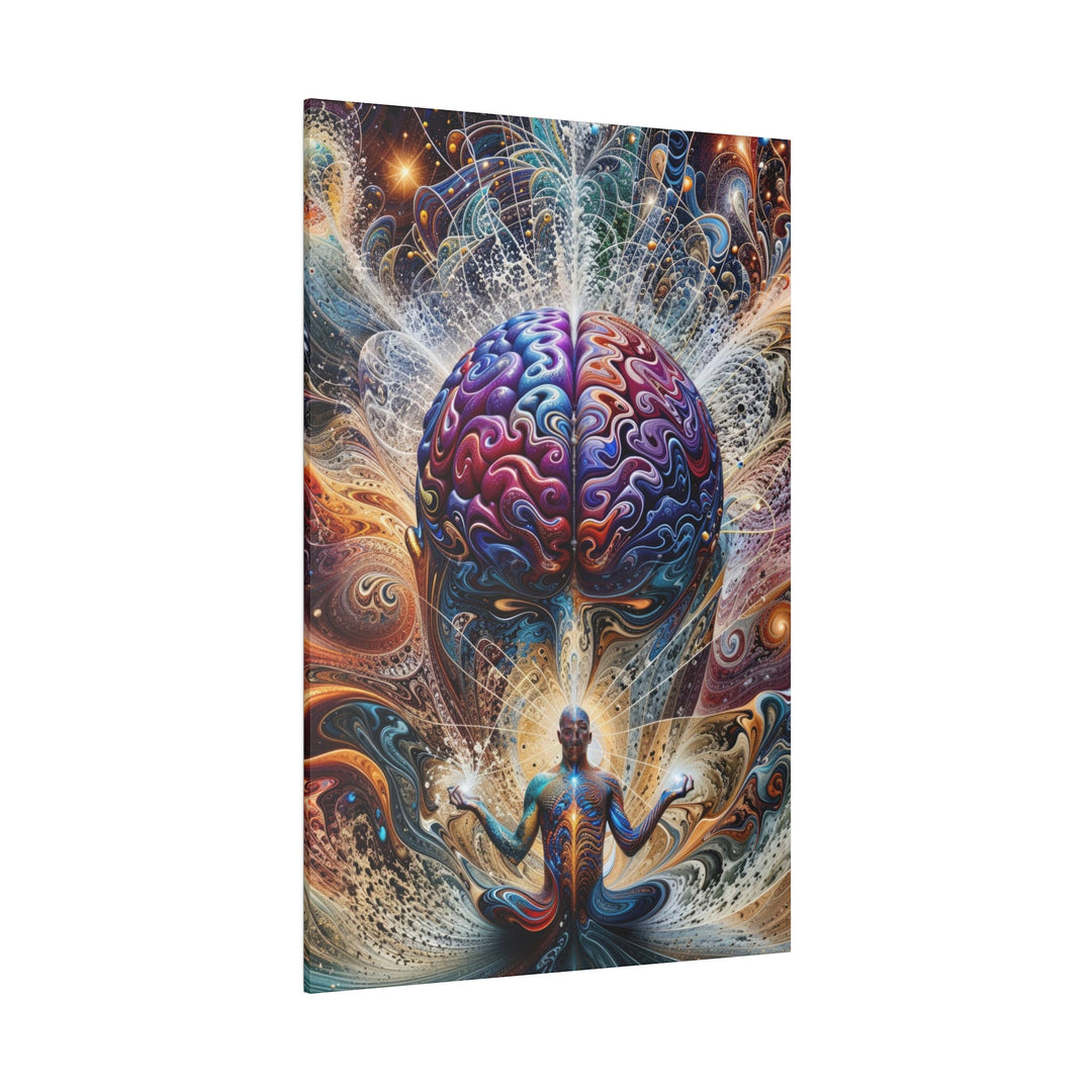 Cosmic Consciousness Meditation - Matte Canvas - Canvas - g(0D·IO) - 32" x 32" (Square) - 0.75'' -