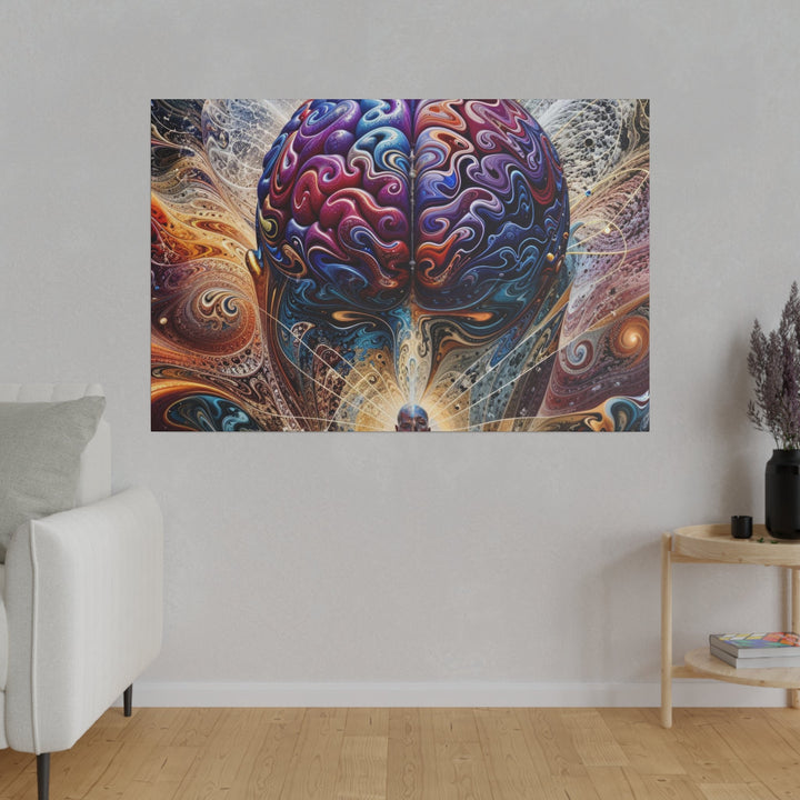 Cosmic Consciousness Meditation - Matte Canvas - Canvas - g(0D·IO) - 32" x 32" (Square) - 0.75'' -