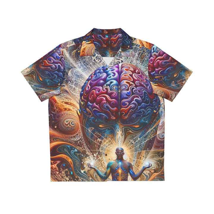 Cosmic Consciousness Meditation - Men's Hawaiian Shirt - All Over Prints - g(0D·IO) - S - Black -