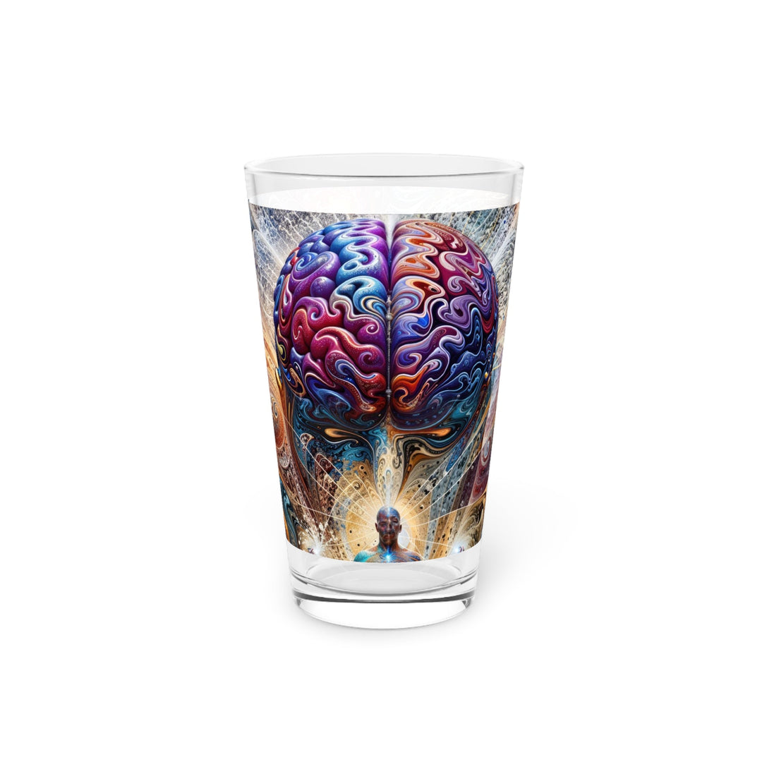 Cosmic Consciousness Meditation - Pint Glass - Mug - g(0D·IO) - 16oz - -