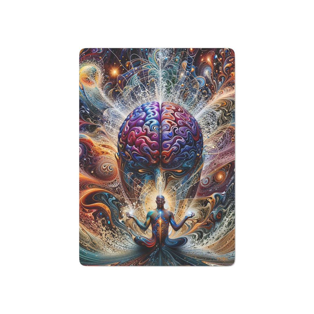 Cosmic Consciousness Meditation - Poker Cards - Paper products - g(0D·IO) - 2.47" x 3.47" - White - Semi Glossy