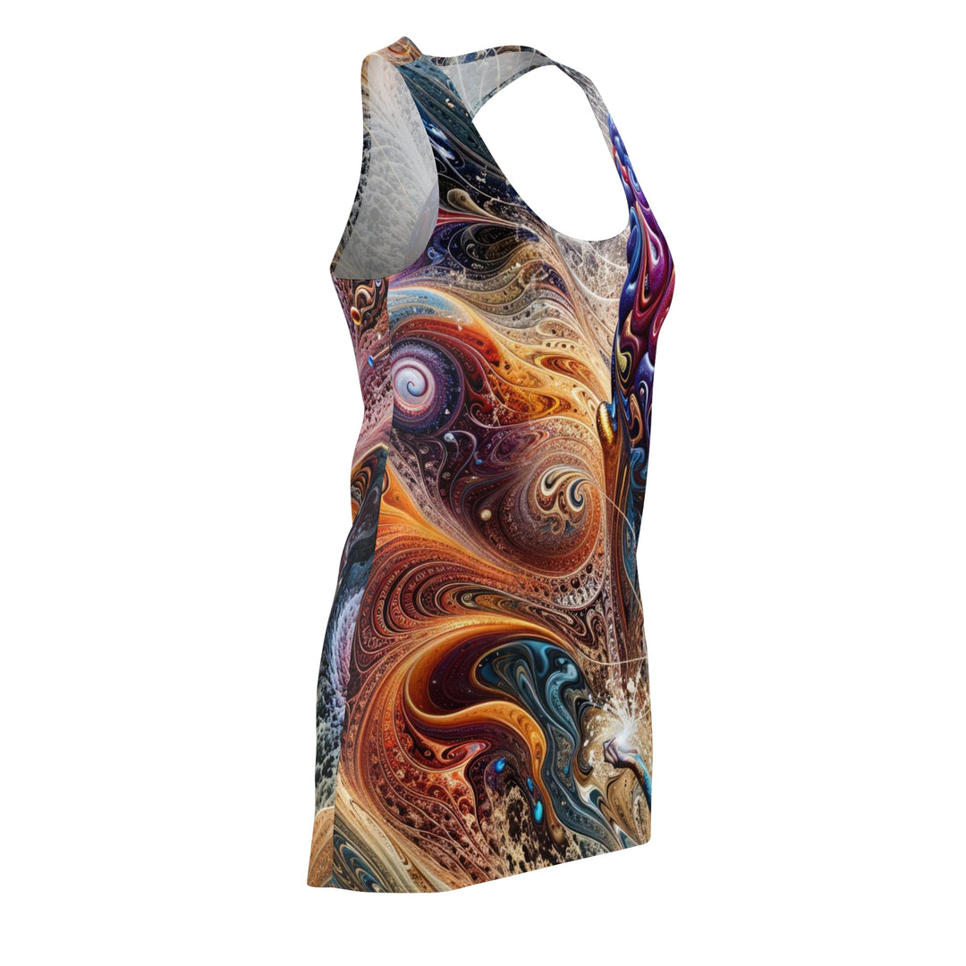 Cosmic Consciousness Meditation - Racerback Dress - All Over Prints - g(0D·IO) - XS - -