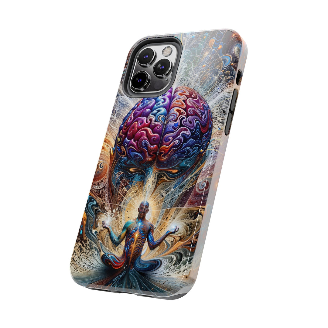 Cosmic Consciousness Meditation - Tough Phone Case - Phone Case - g(0D·IO) - iPhone 13 Mini - -