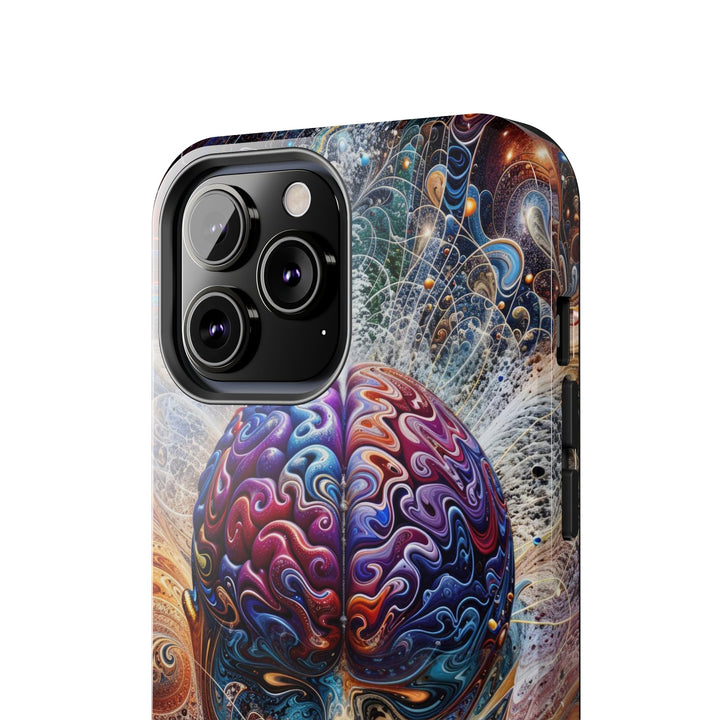 Cosmic Consciousness Meditation - Tough Phone Case - Phone Case - g(0D·IO) - iPhone 13 Mini - -