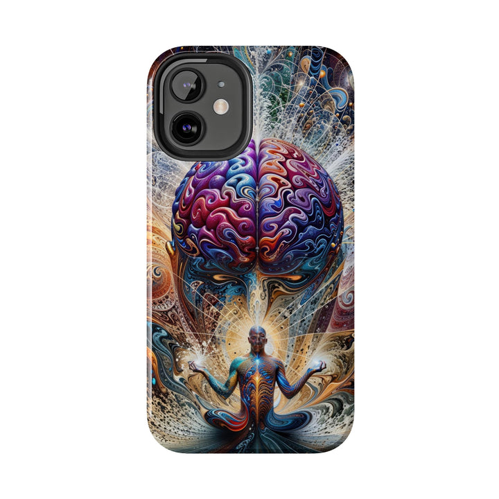 Cosmic Consciousness Meditation - Tough Phone Case - Phone Case - g(0D·IO) - iPhone 13 Mini - -