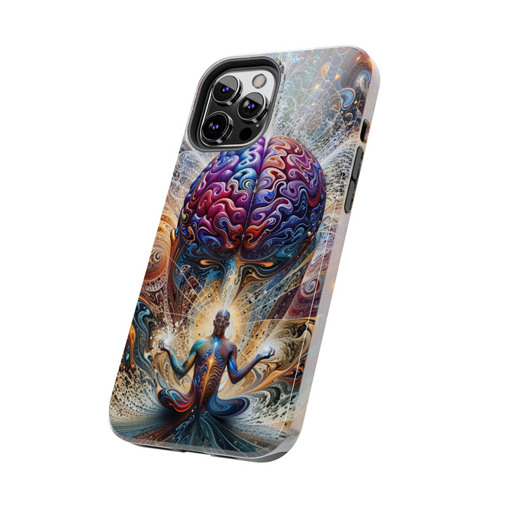 Cosmic Consciousness Meditation - Tough Phone Case - Phone Case - g(0D·IO) - iPhone 13 Mini - -