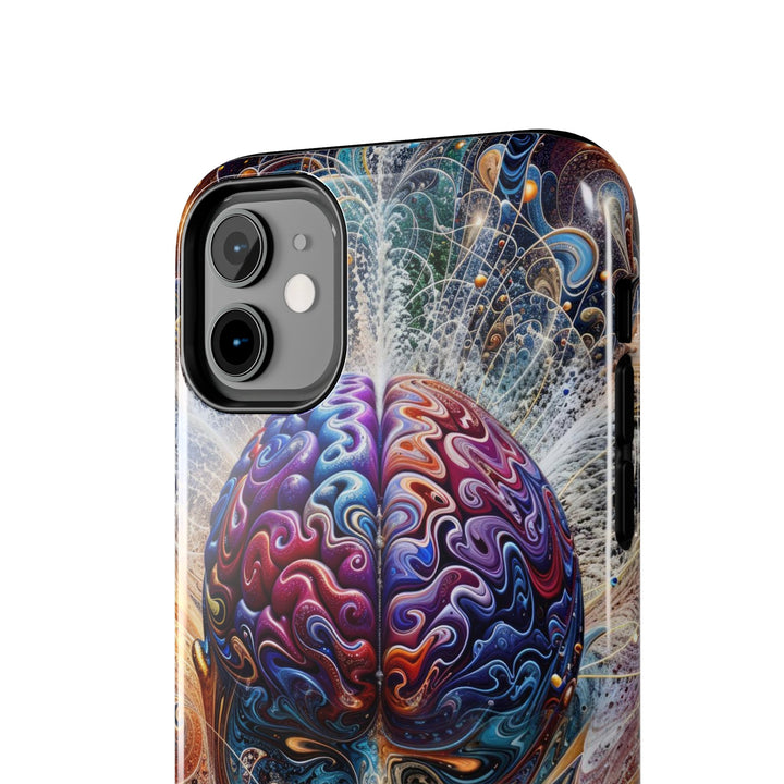 Cosmic Consciousness Meditation - Tough Phone Case - Phone Case - g(0D·IO) - iPhone 13 Mini - -