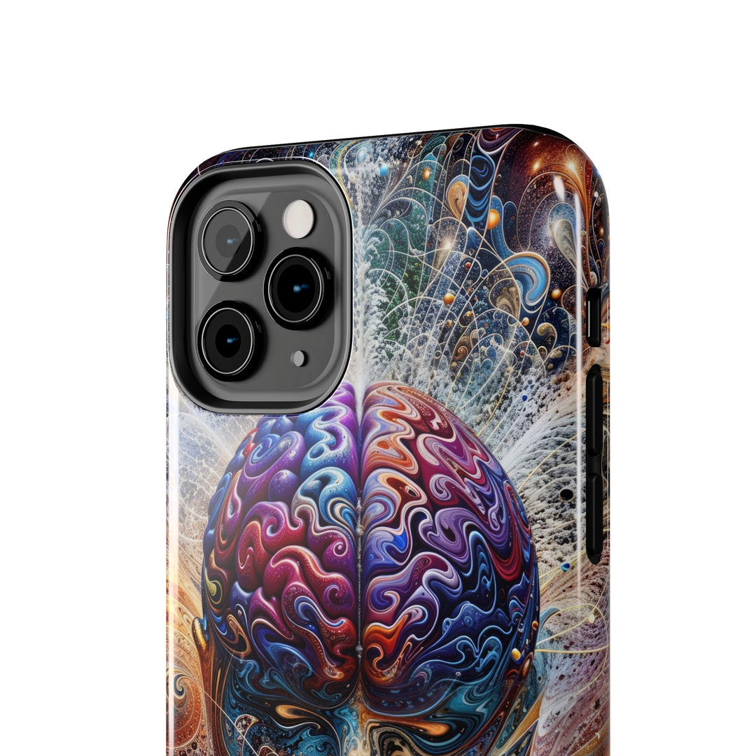 Cosmic Consciousness Meditation - Tough Phone Case - Phone Case - g(0D·IO) - iPhone 13 Mini - -