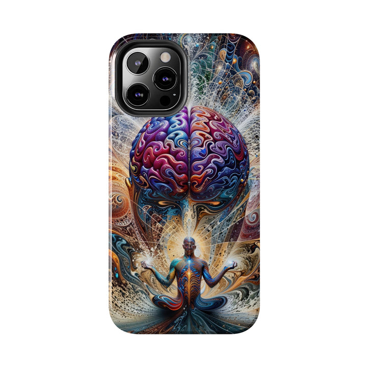 Cosmic Consciousness Meditation - Tough Phone Case - Phone Case - g(0D·IO) - iPhone 13 Mini - -