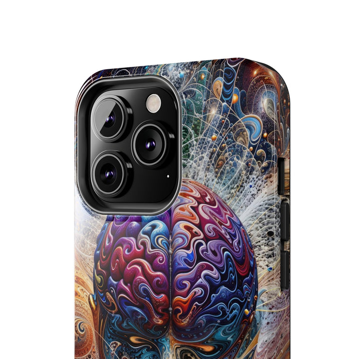 Cosmic Consciousness Meditation - Tough Phone Case - Phone Case - g(0D·IO) - iPhone 13 Mini - -