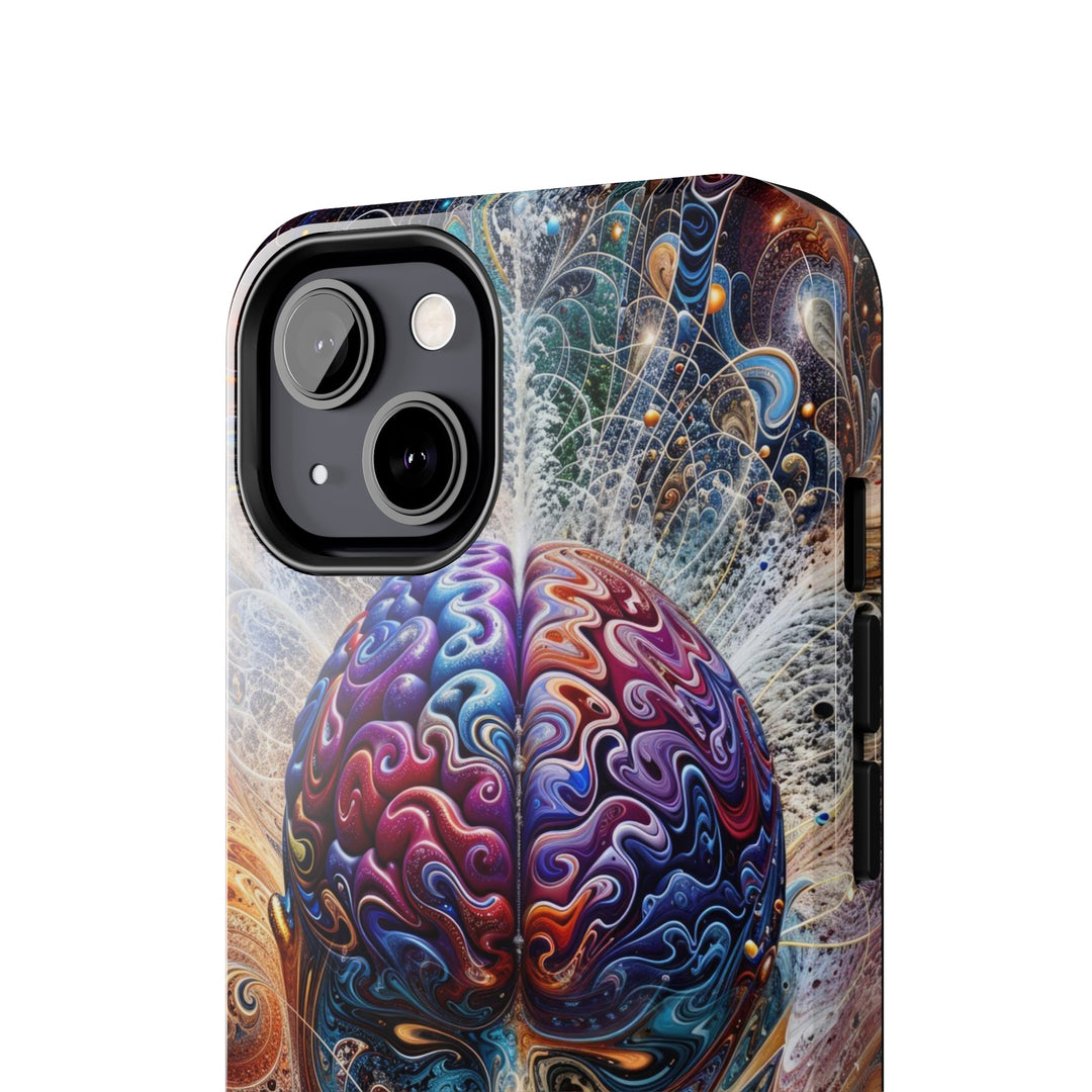 Cosmic Consciousness Meditation - Tough Phone Case - Phone Case - g(0D·IO) - iPhone 13 Mini - -