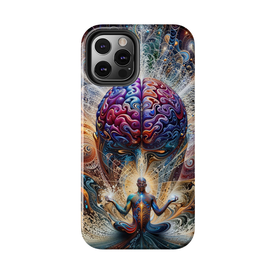 Cosmic Consciousness Meditation - Tough Phone Case - Phone Case - g(0D·IO) - iPhone 13 Mini - -