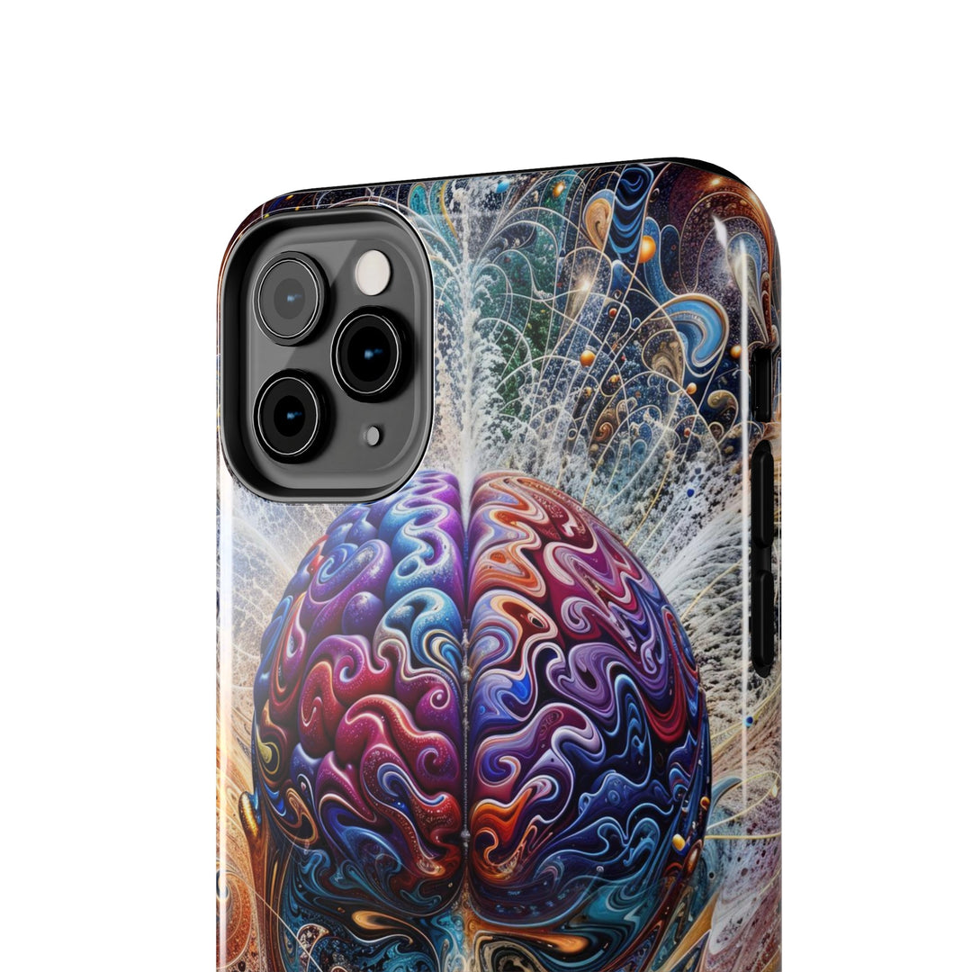 Cosmic Consciousness Meditation - Tough Phone Case - Phone Case - g(0D·IO) - iPhone 13 Mini - -