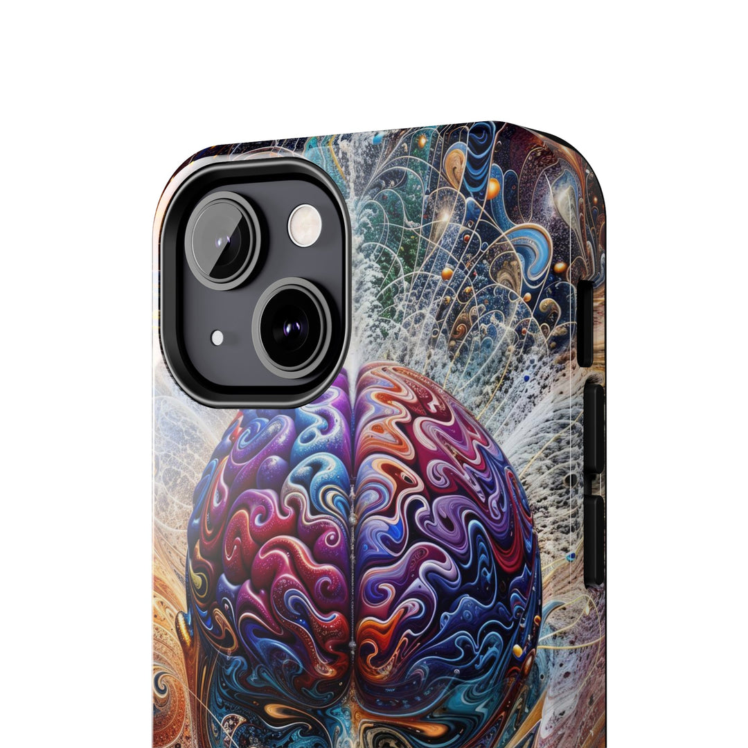 Cosmic Consciousness Meditation - Tough Phone Case - Phone Case - g(0D·IO) - iPhone 13 Mini - -