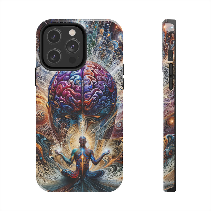 Cosmic Consciousness Meditation - Tough Phone Case - Phone Case - g(0D·IO) - iPhone 14 Pro Max - -