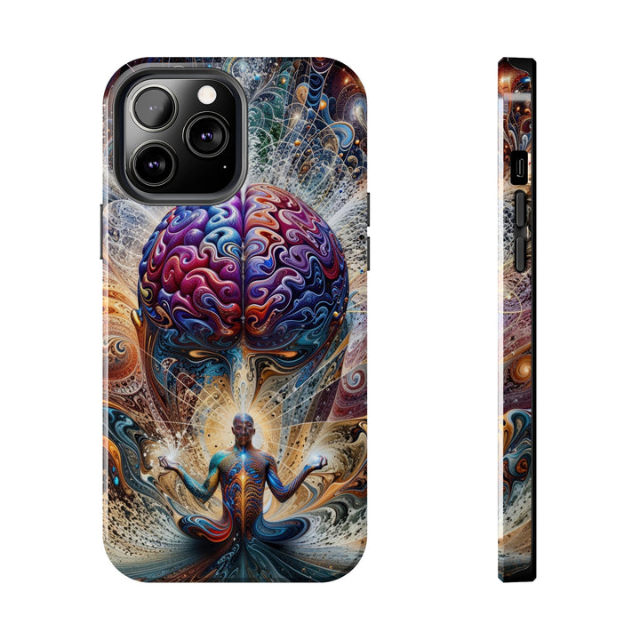 Cosmic Consciousness Meditation - Tough Phone Case - Phone Case - g(0D·IO) - iPhone 13 Pro Max - -