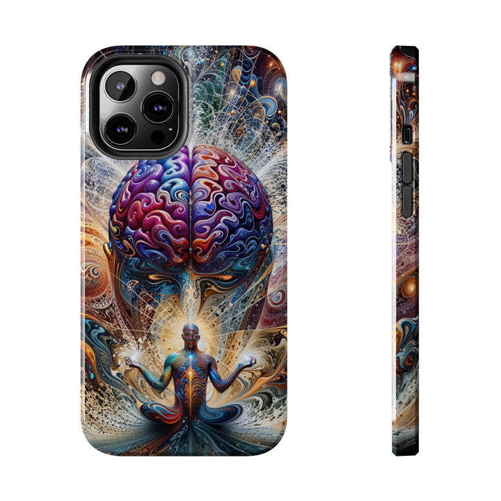 Cosmic Consciousness Meditation - Tough Phone Case - Phone Case - g(0D·IO) - iPhone 12 Pro Max - -