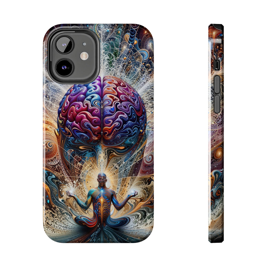 Cosmic Consciousness Meditation - Tough Phone Case - Phone Case - g(0D·IO) - iPhone 12 - -