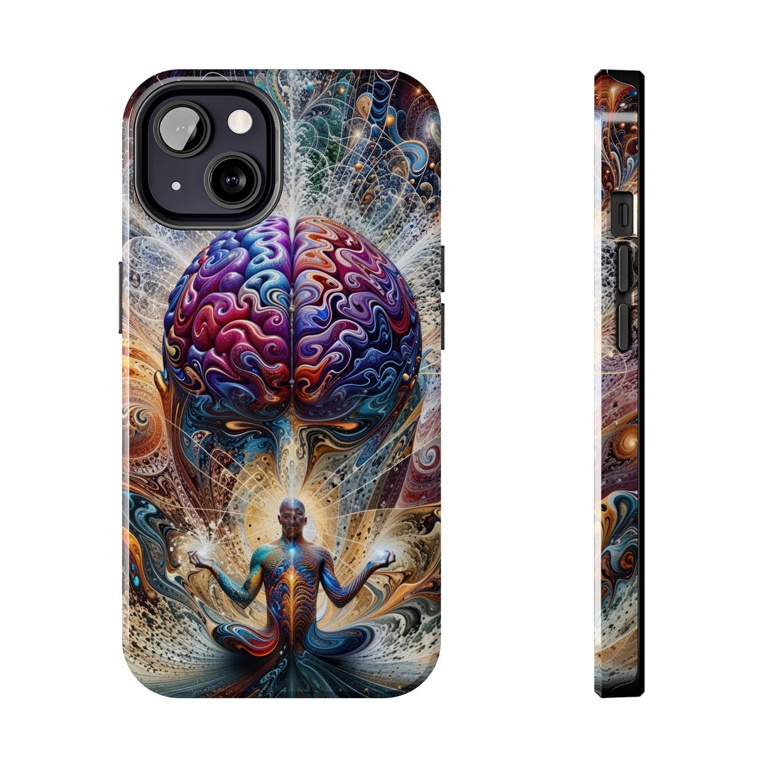 Cosmic Consciousness Meditation - Tough Phone Case - Phone Case - g(0D·IO) - iPhone 13 - -