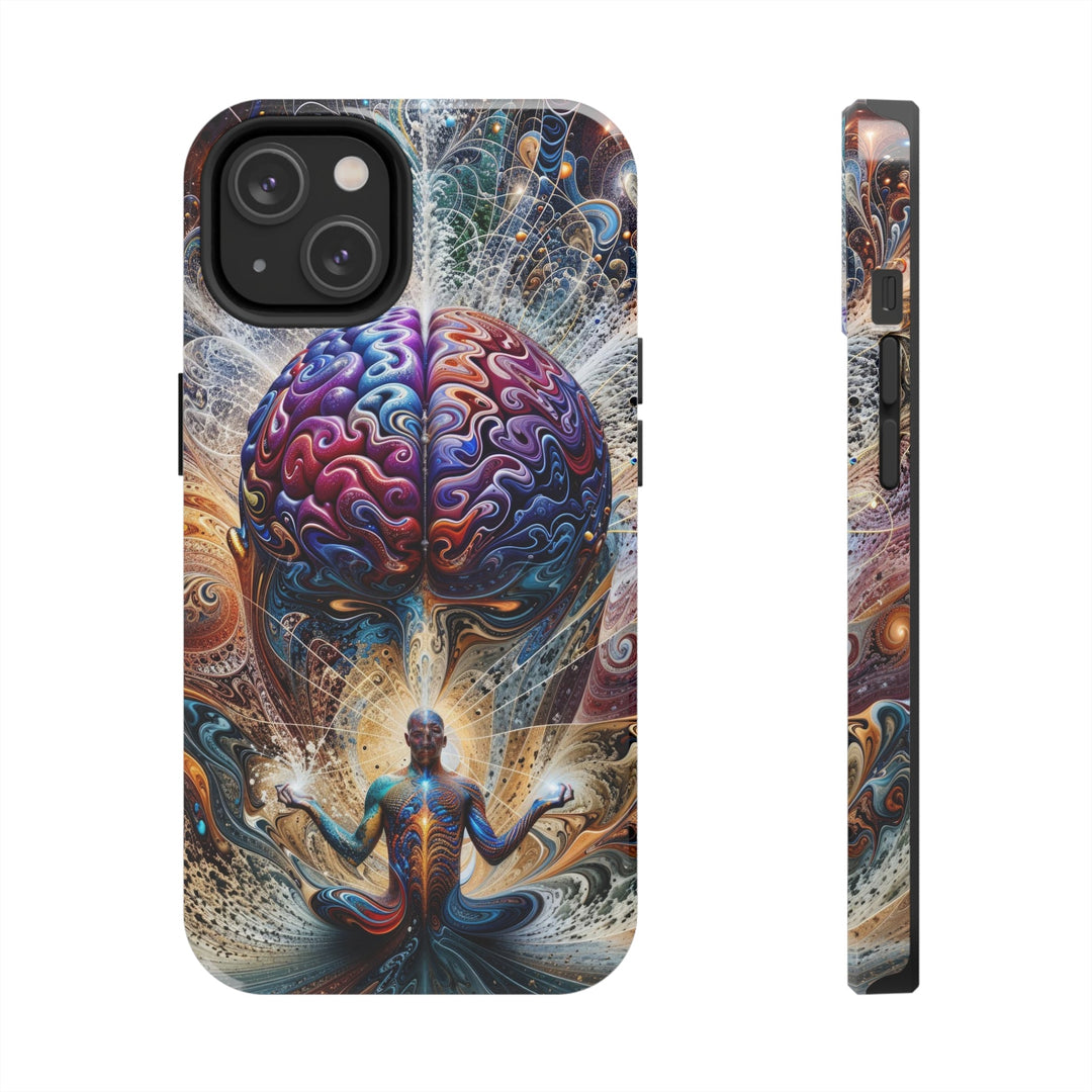 Cosmic Consciousness Meditation - Tough Phone Case - Phone Case - g(0D·IO) - iPhone 14 - -