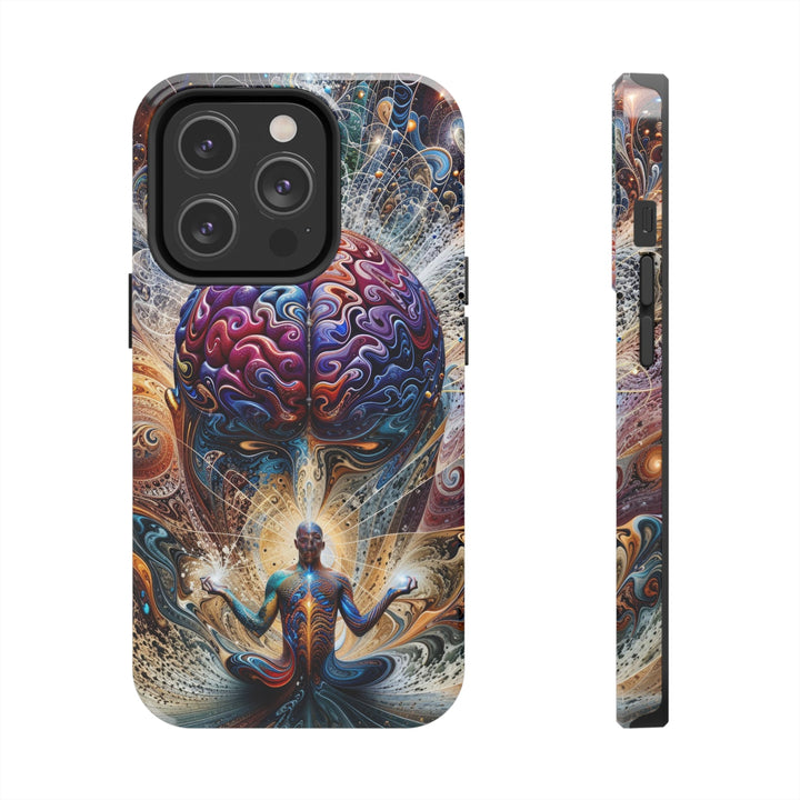 Cosmic Consciousness Meditation - Tough Phone Case - Phone Case - g(0D·IO) - iPhone 14 Pro - -