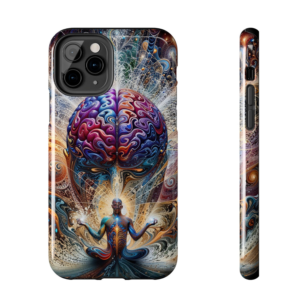 Cosmic Consciousness Meditation - Tough Phone Case - Phone Case - g(0D·IO) - iPhone 11 Pro - -