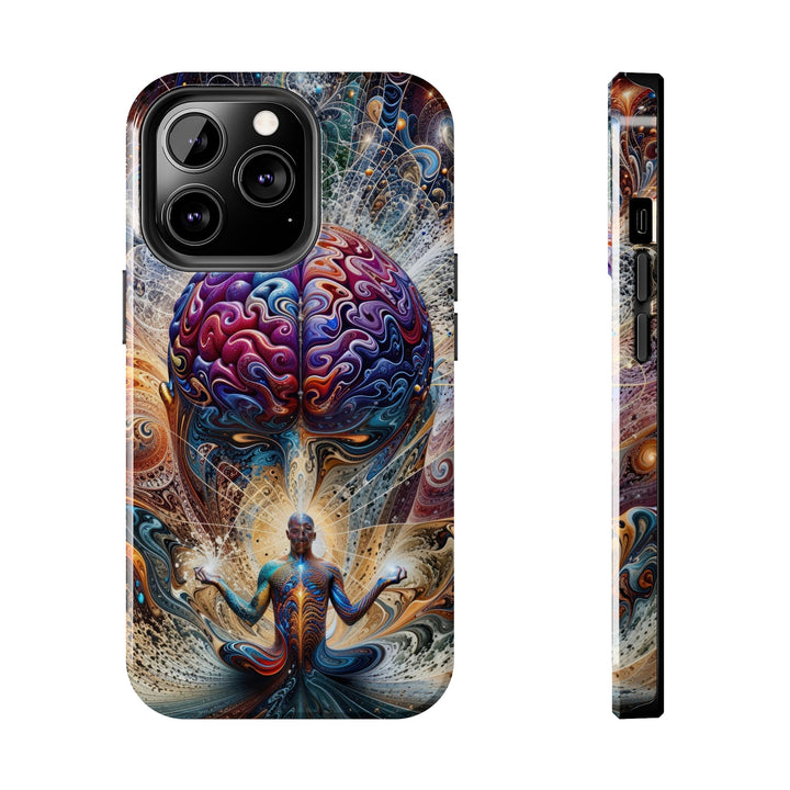 Cosmic Consciousness Meditation - Tough Phone Case - Phone Case - g(0D·IO) - iPhone 13 Pro - -