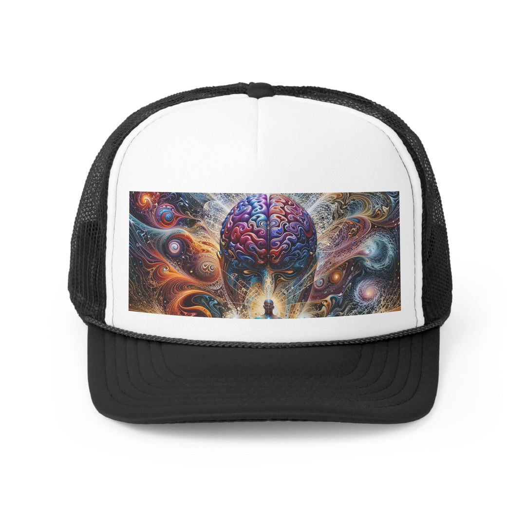 Cosmic Consciousness Meditation - Trucker Hat - Hats - g(0D·IO) - Black - One size -