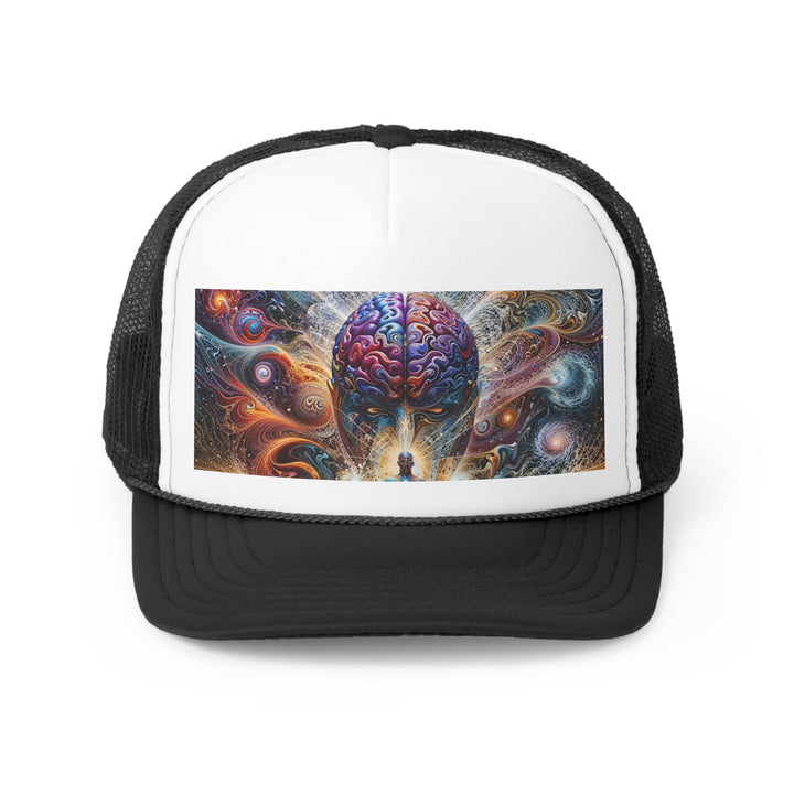 Cosmic Consciousness Meditation - Trucker Hat - Hats - g(0D·IO) - Black - One size -