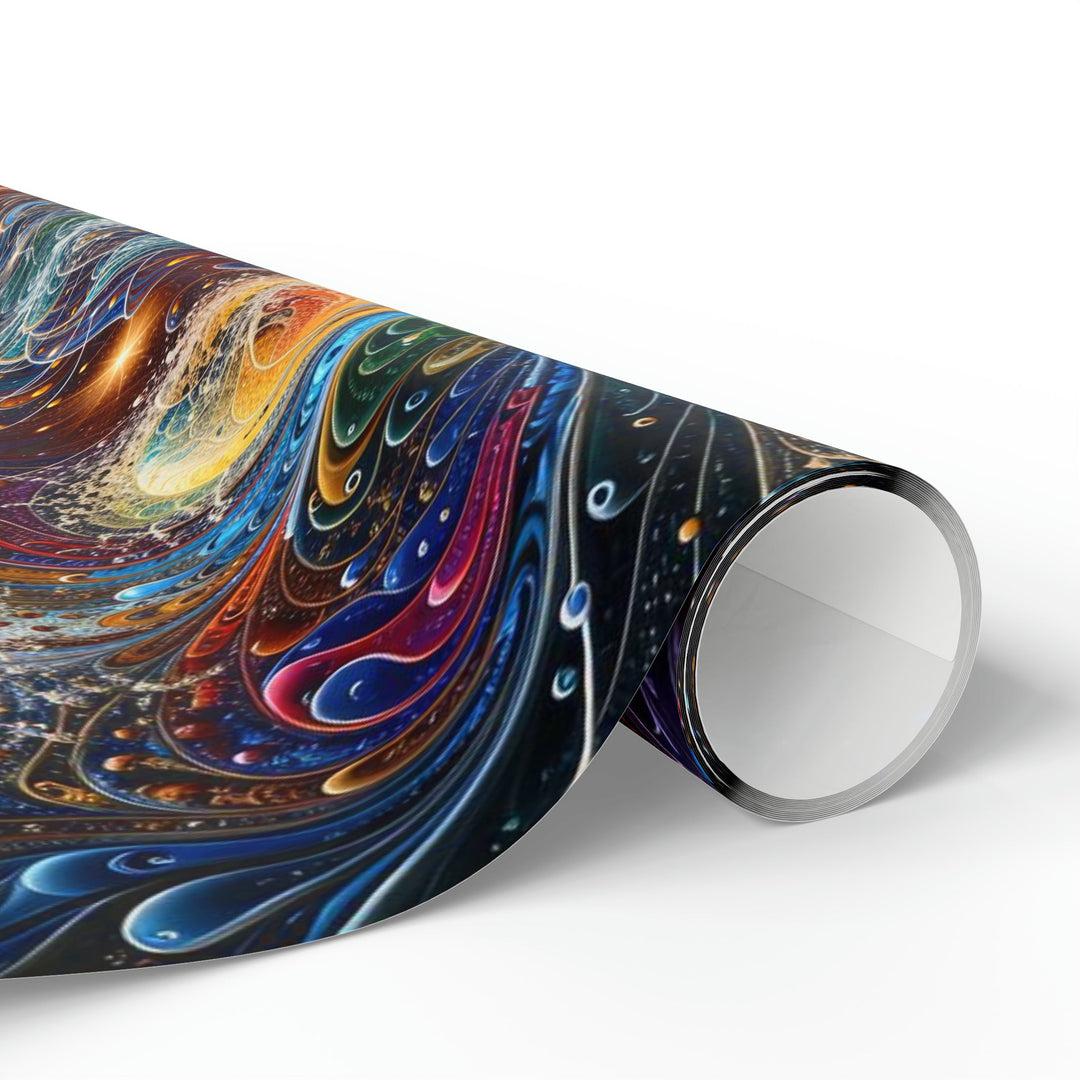 Cosmic Consciousness Meditation - Wrapping Paper - Home Decor - g(0D·IO) - 30'' x 72'' - Matte -
