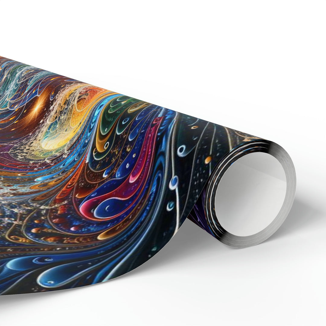 Cosmic Consciousness Meditation - Wrapping Paper - Home Decor - g(0D·IO) - 30'' x 72'' - Matte -
