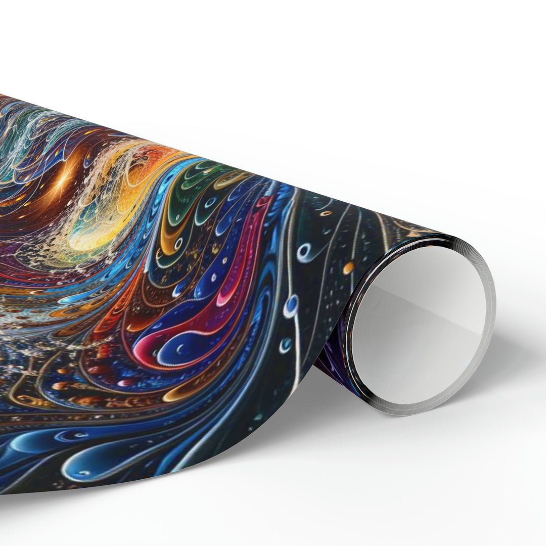 Cosmic Consciousness Meditation - Wrapping Paper - Home Decor - g(0D·IO) - 30'' x 72'' - Matte -