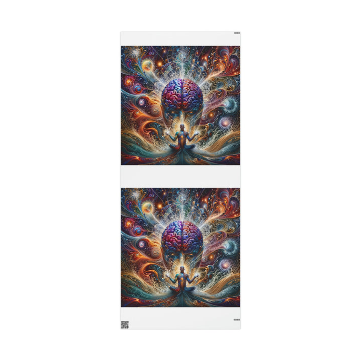Cosmic Consciousness Meditation - Wrapping Paper - Home Decor - g(0D·IO) - 30'' x 72'' - Matte -