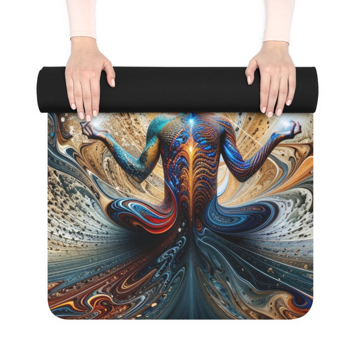 Cosmic Consciousness Meditation - Yoga Mat - Home Decor - g(0D·IO) - 24” x 68” - -
