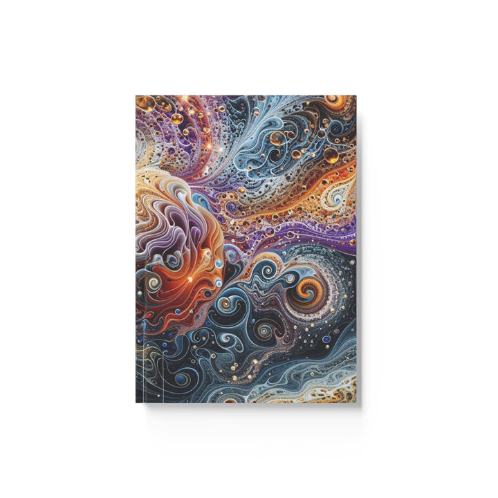 Cosmic Consciousness Vortex - Hard Backed Journal - Paper products - g(0D·IO) - Graph - A5 - White