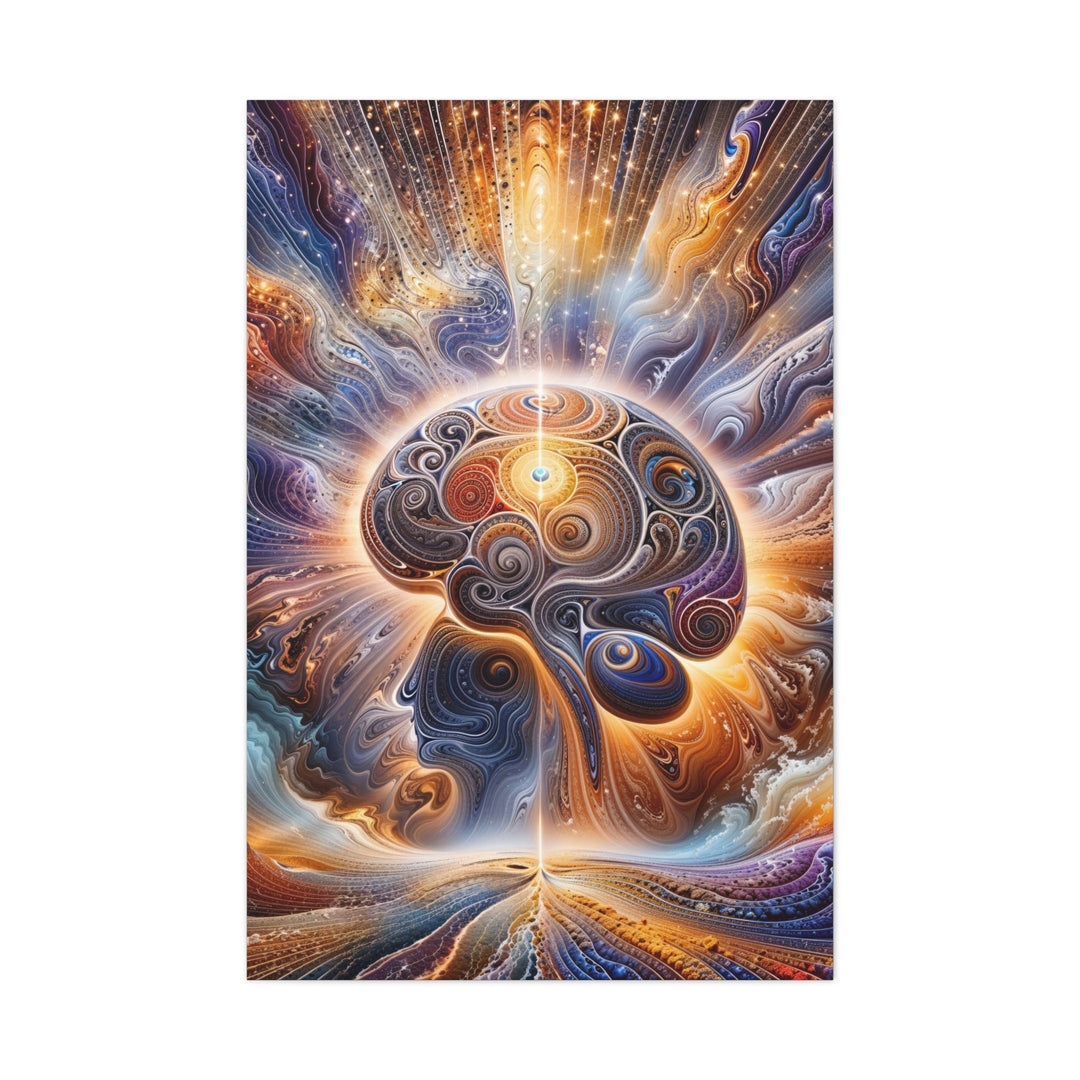 Cosmic Consciousness Voyage - Matte Canvas Print 1.25" - Canvas - g(0D·IO) - 32″ x 48″ (Vertical) - 1.25" -