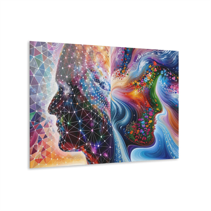 Cosmic Dream Silhouette - Acrylic Prints (French Cleat Hanging) - Home Decor - g(0D·IO) - 36" x 24" (Horizontal) - 0.25'' -