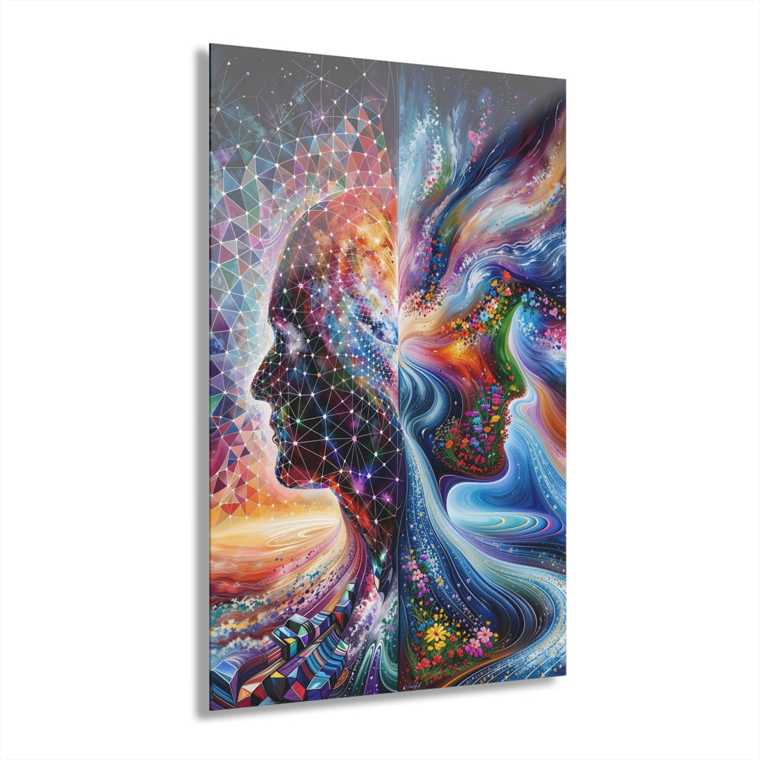 Cosmic Dream Silhouette - Acrylic Prints (French Cleat Hanging) - Home Decor - g(0D·IO) - 24" x 36" (Vertical) - 0.25'' -