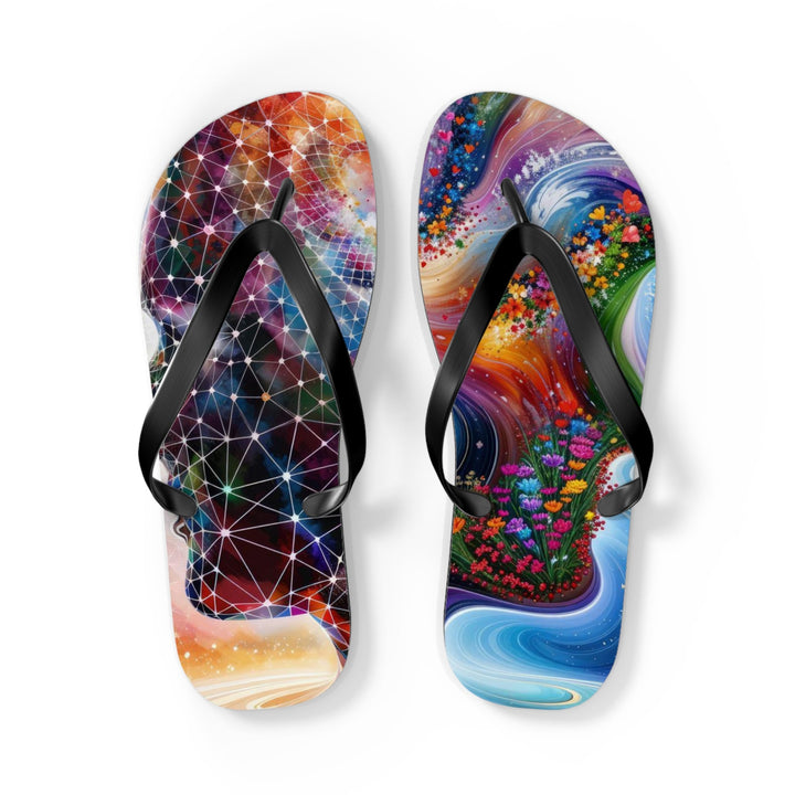 Cosmic Dream Silhouette - Flip Flops - Shoes - g(0D·IO) - L - Black sole -